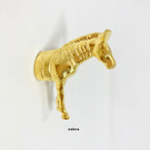 KNOBS Gold Safari Animal Iron Metal Drawer. Set of 6 or Individual, Perfect for Cabinets, Drawers, Furniture, and Safari-Themed Décor
